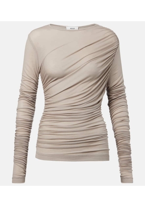 Agolde Tania Twist ruched top
