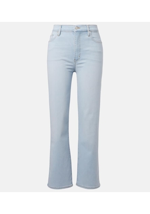 Frame Le Sleek high-rise straight jeans
