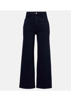 Frame Anchor high-rise ankle wide-leg jeans