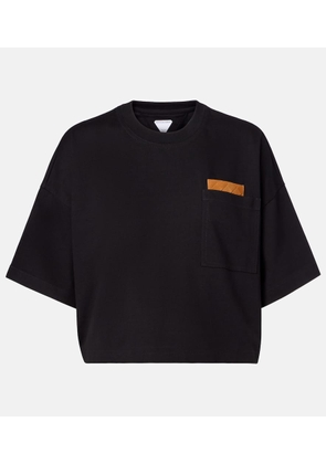 Bottega Veneta Cropped cotton jersey T-shirt