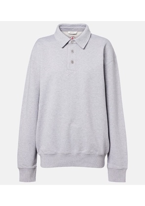 JW Anderson Embroidered cotton jersey sweatshirt