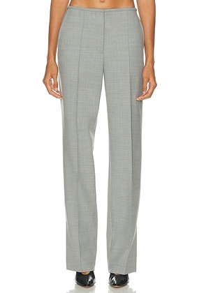 Helmut Lang Low Rise Pant in Light Grey Melange - Grey. Size 4 (also in 6, 8).