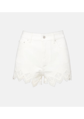 Rabanne Macrame cotton shorts