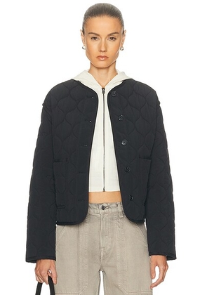 GRLFRND Robbie Jacket in Black - Black. Size L (also in S, XXS, XS, M, XL).