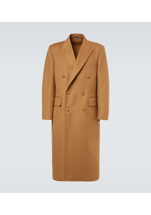 Tom Ford Double-breasted wool and cashmere coat