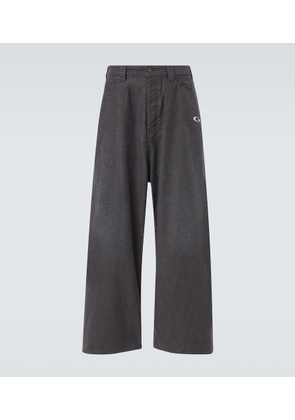 Balenciaga Trompe L'Oeil denim sweatpants