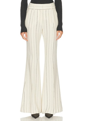 Gabriela Hearst Rhein Pant in Ivory Multi - Ivory. Size 36 (also in 38, 40).