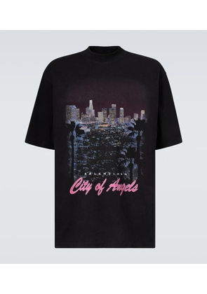 Balenciaga Printed cotton jersey T-shirt