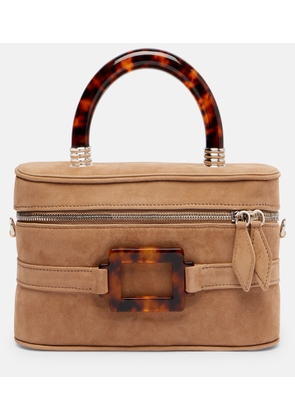 Roger Vivier Vanity Mini suede tote bag