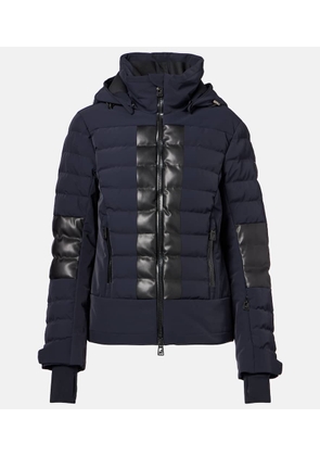 Toni Sailer Lisbeth faux leather-trimmed ski jacket