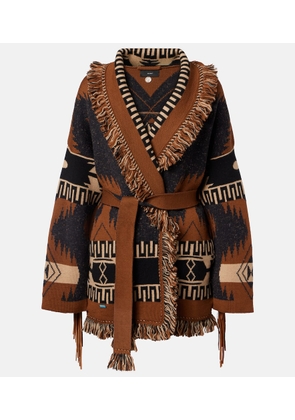 Alanui Dreamscape wool-blend cardigan