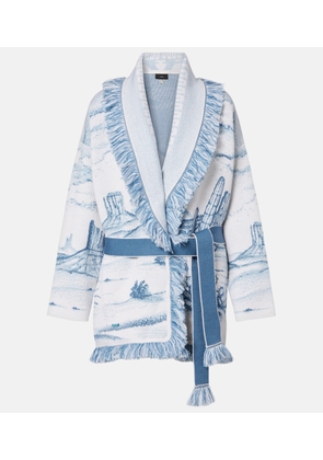 Alanui Silent Rider virgin wool cardigan