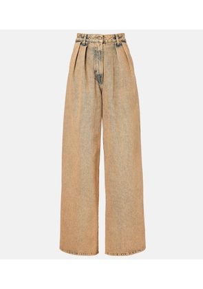 Alanui Desert Rose wide-leg jeans