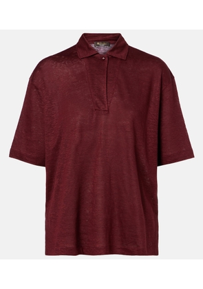 Loro Piana Gargano linen polo shirt