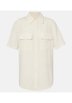 Loro Piana Shirley linen crepe shirt