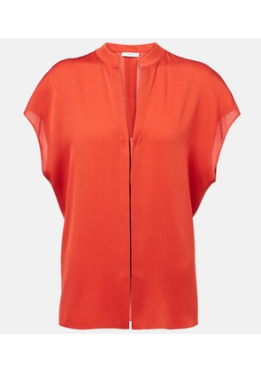 Vince Silk-blend blouse