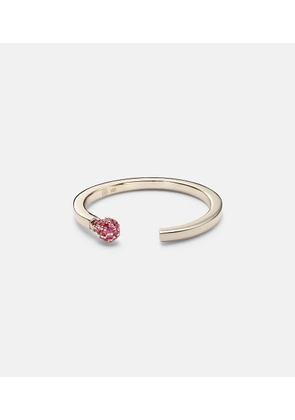 Sydney Evan Match 14kt gold ring with rubies