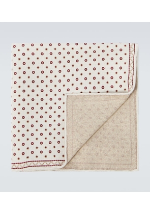 Brunello Cucinelli Printed silk pocket square