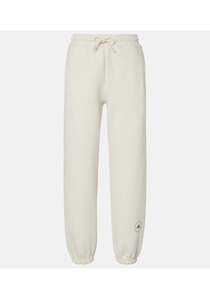 Adidas by Stella McCartney Logo cotton-blend fleece sweatpants