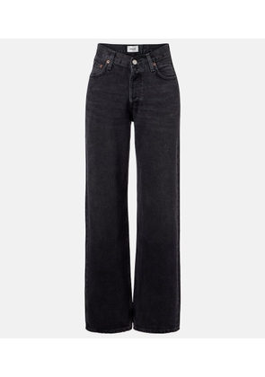 Agolde V-Waist Baggy high-rise wide-leg jeans
