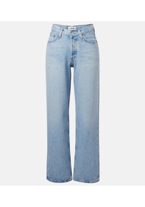 Agolde V-Waist Baggy high-rise wide-leg jeans