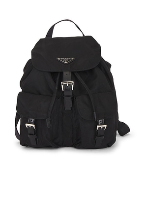 prada Prada Tessuto Backpack in Black - Black. Size all.
