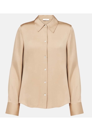 Vince Silk-blend satin shirt