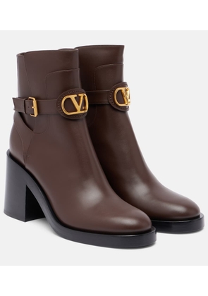 Valentino Garavani VLogo 70 leather ankle boots