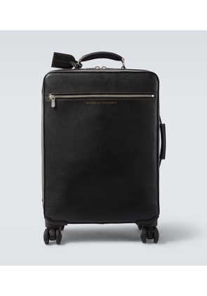 Brunello Cucinelli Leather carry-on suitcase
