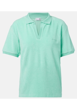 Hunza G Cotton terry polo shirt