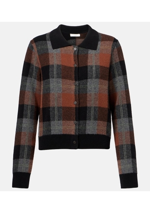 Vince Checked cardigan