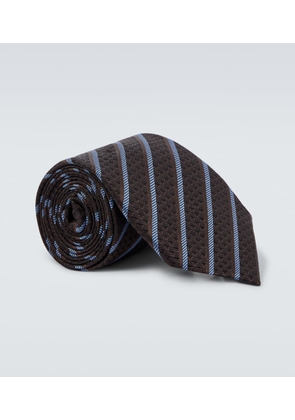 Zegna Silk jacquard tie