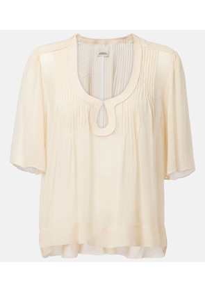 Isabel Marant Sheer silk top