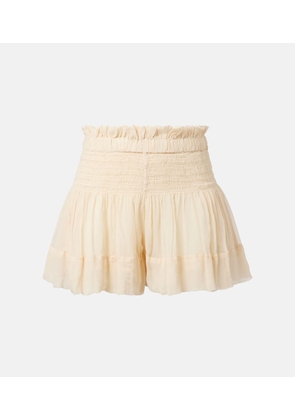 Isabel Marant Maelly shirred silk shorts