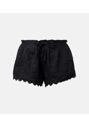 Isabel Marant Lola broderie anglaise ramie shorts