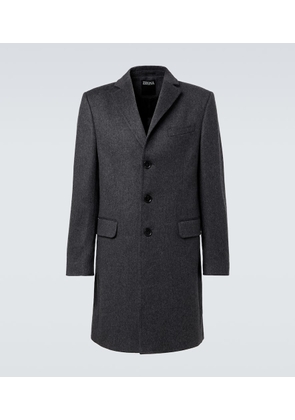 Zegna Wool and cashmere-blend coat