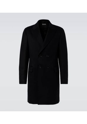 Zegna Wool and cashmere-blend coat