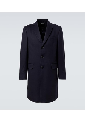 Zegna Wool and cashmere-blend coat
