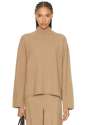 Jenni Kayne Chalet Sweater in Desert Taupe - Taupe. Size L (also in M, S, XL, XS).