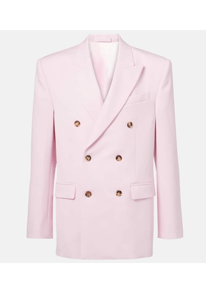 Wardrobe.NYC Double-breasted virgin wool blazer