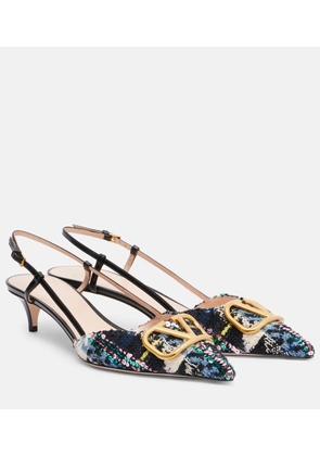 Valentino Garavani VLogo Signature 40 slingback pumps