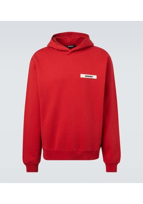 Jacquemus Gros Grain cotton fleece hoodie
