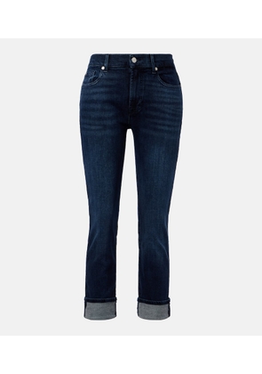 7 For All Mankind Relaxed Skinny cropped skinny jeans