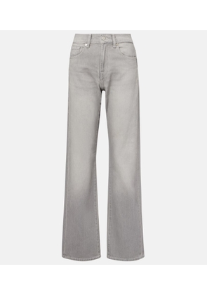 7 For All Mankind Tess mid-rise straight jeans