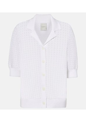 Varley Ellie open-knit cotton cardigan