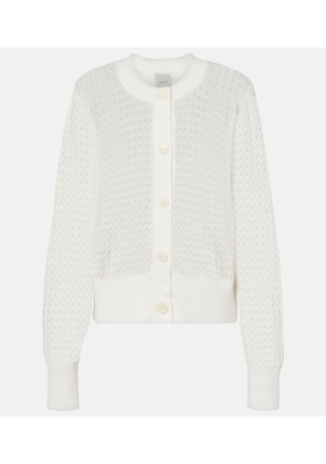 Varley Bettina open-knit cotton-blend cardigan