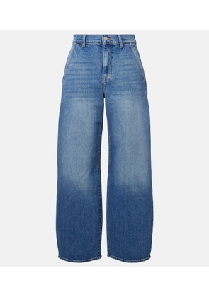 7 For All Mankind Bonnie high-rise wide-leg jeans