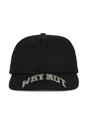 Honor The Gift Why Not Cap in Black - Black. Size all.
