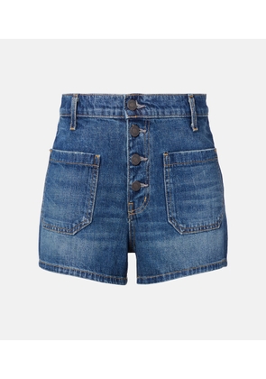 Nili Lotan Harley high-rise denim shorts