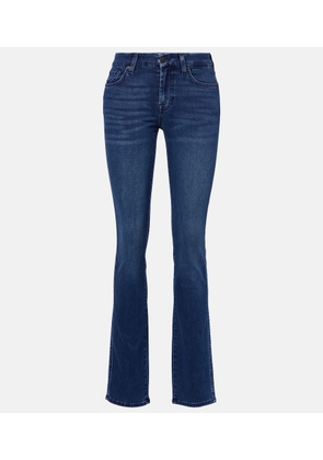 7 For All Mankind Kimmie mid-rise straight jeans